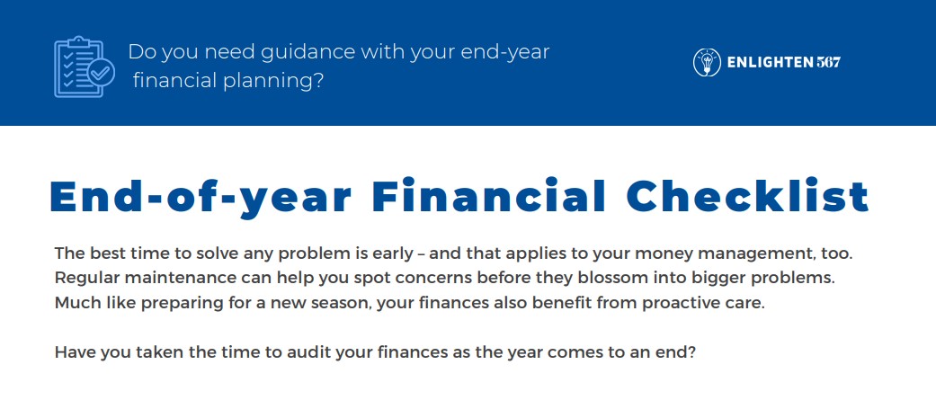 End-of-year Financial Checklist